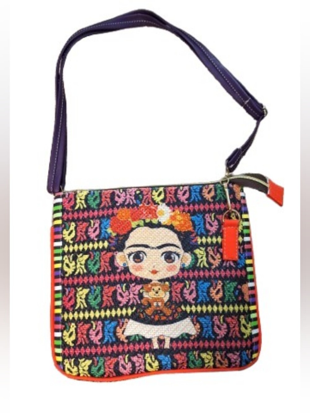 NWOT Frida Kahlo Artisan Crossbody Bag